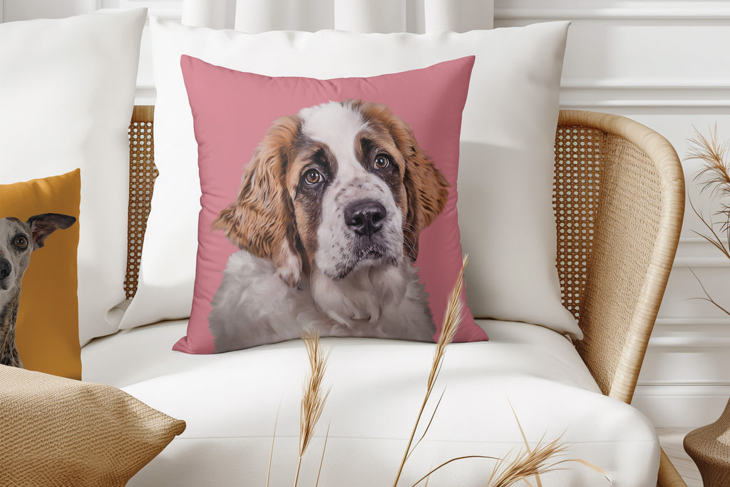 SUEDE CUSHION - Paint and Tail