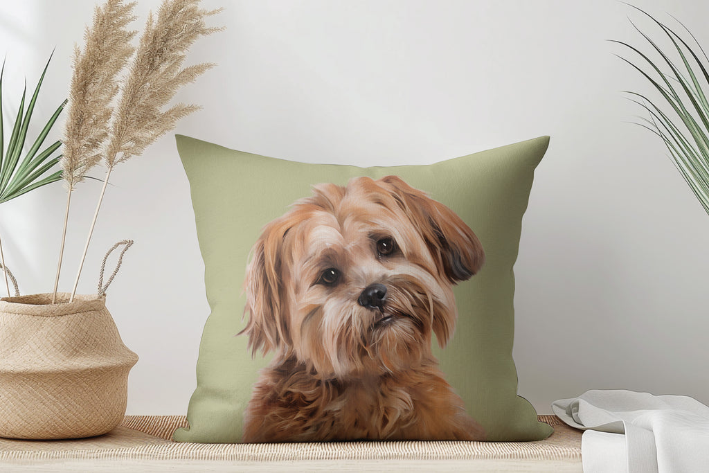 SUEDE CUSHION - Paint and Tail