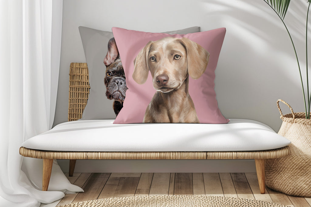 SUEDE CUSHION - Paint and Tail