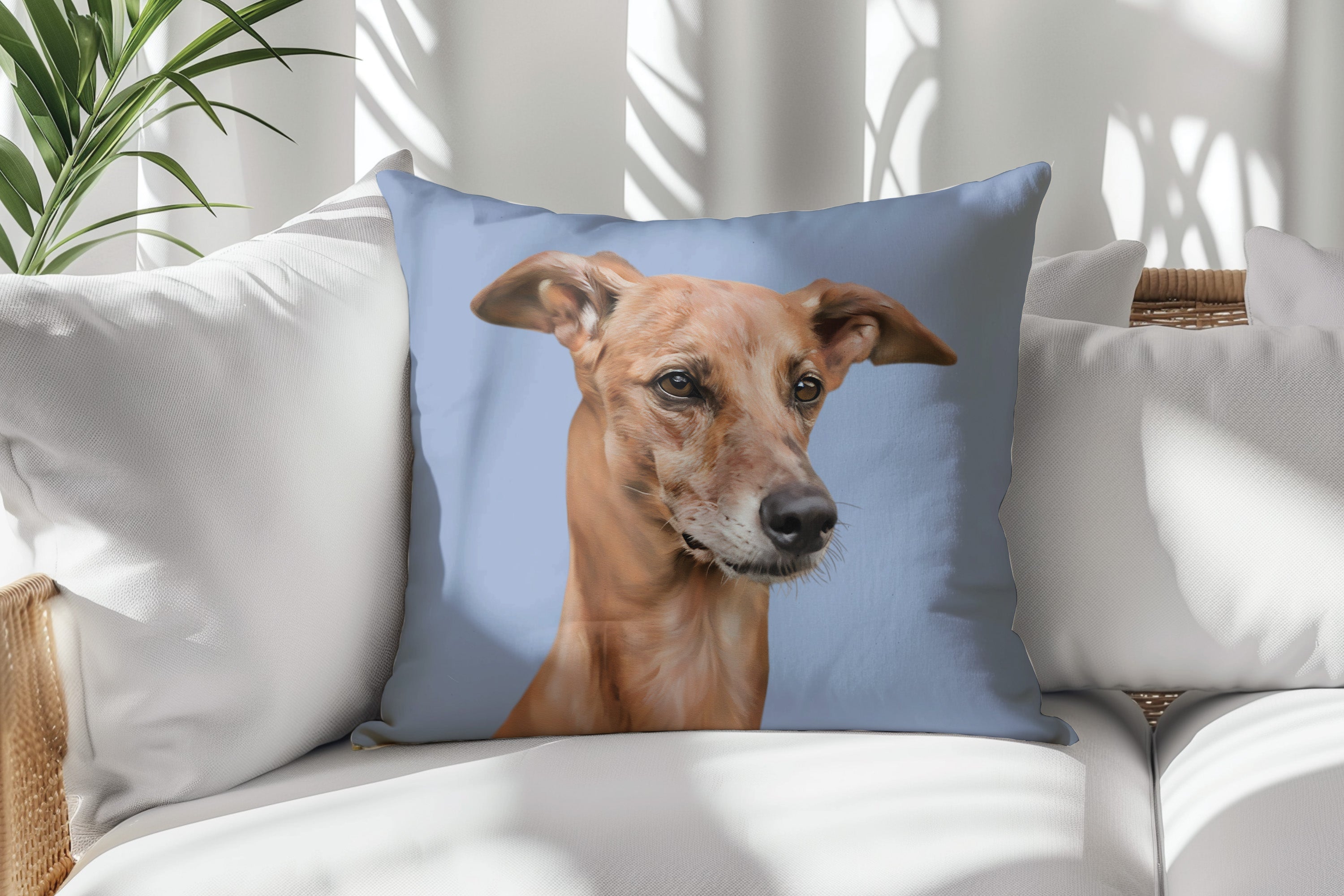 SUEDE CUSHION - Paint and Tail