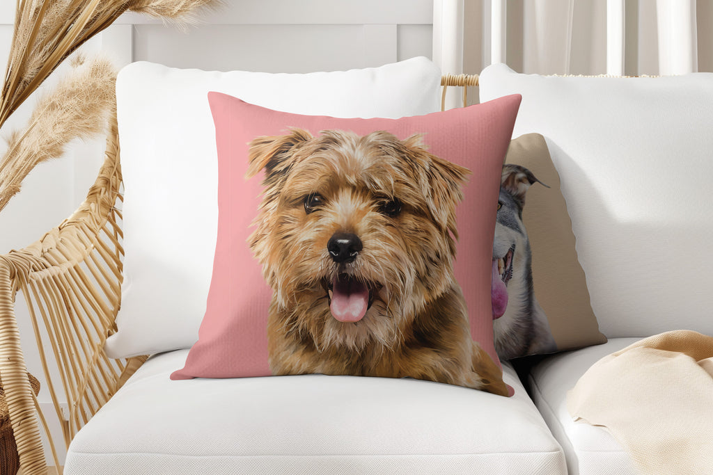 SUEDE CUSHION - Paint and Tail