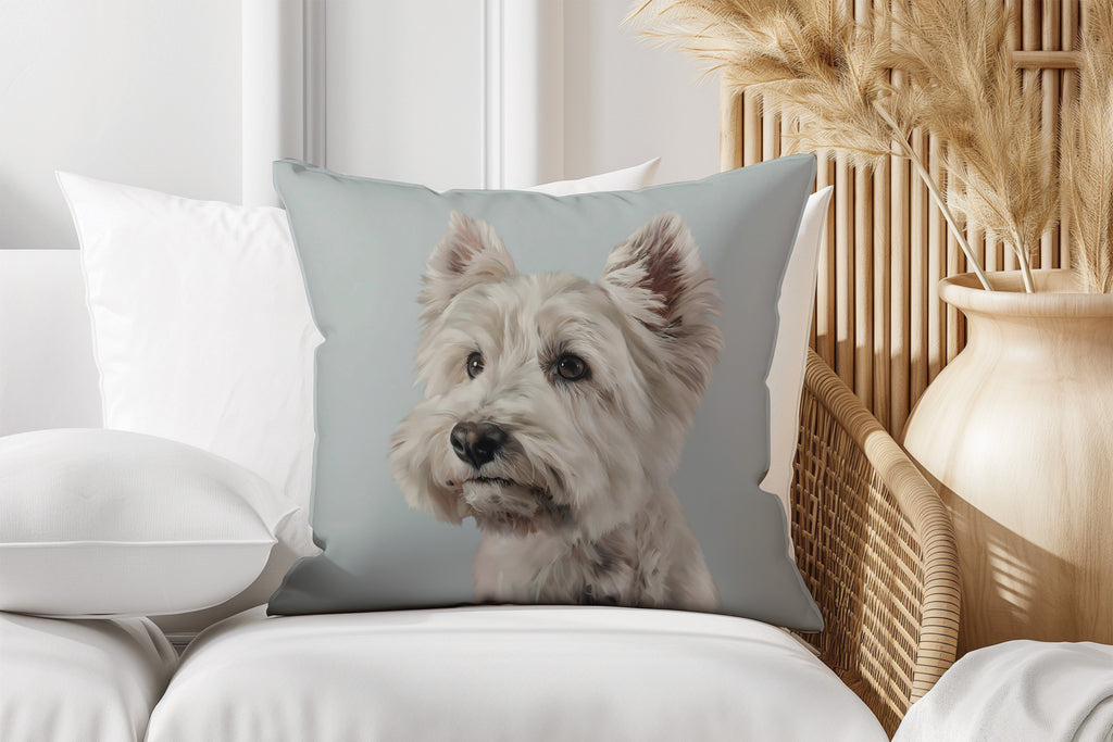 SUEDE CUSHION - Paint and Tail