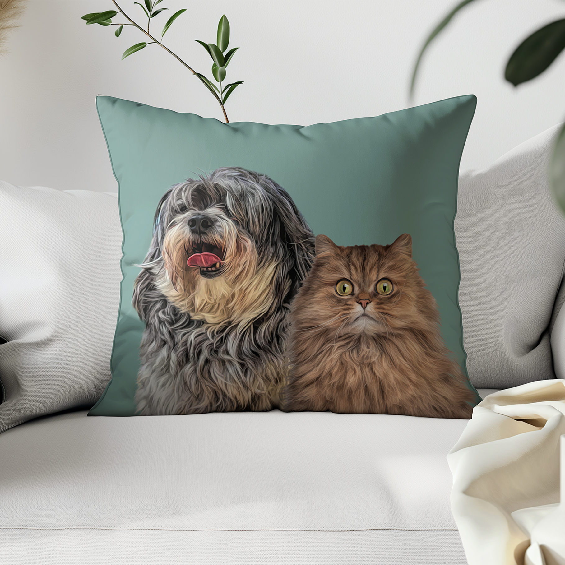 SUEDE CUSHION