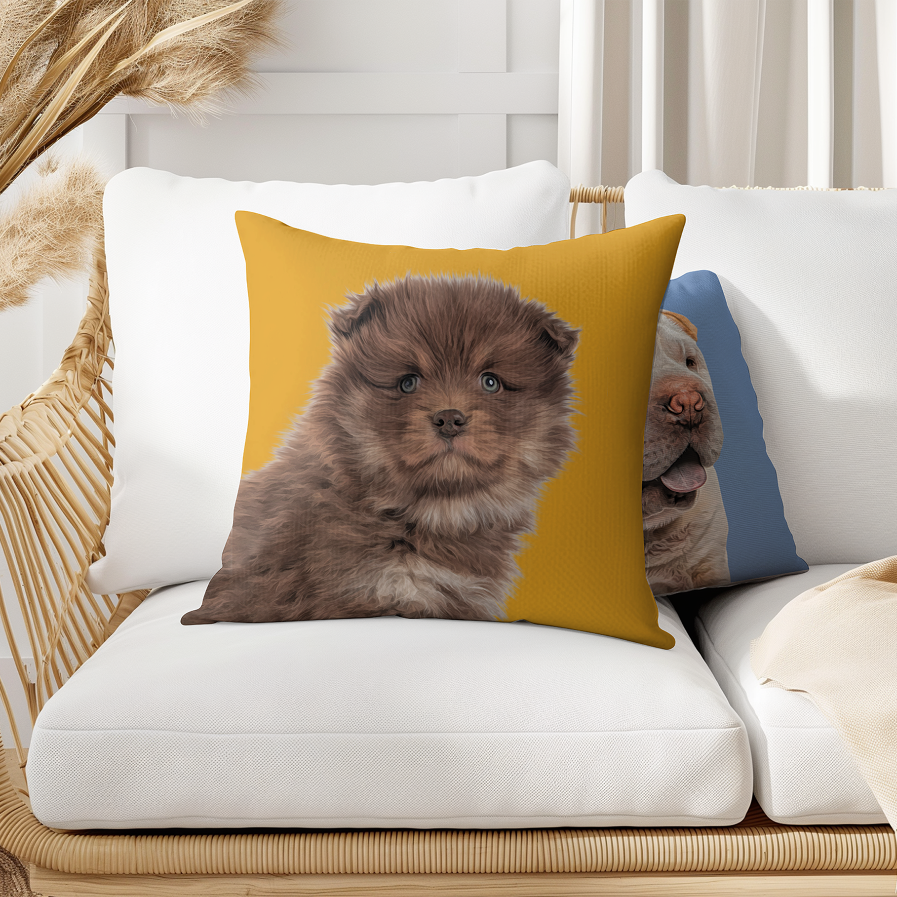 SUEDE CUSHION