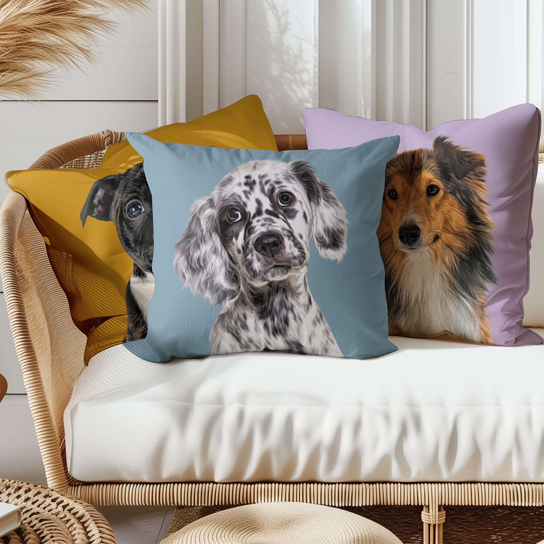 SUEDE CUSHION
